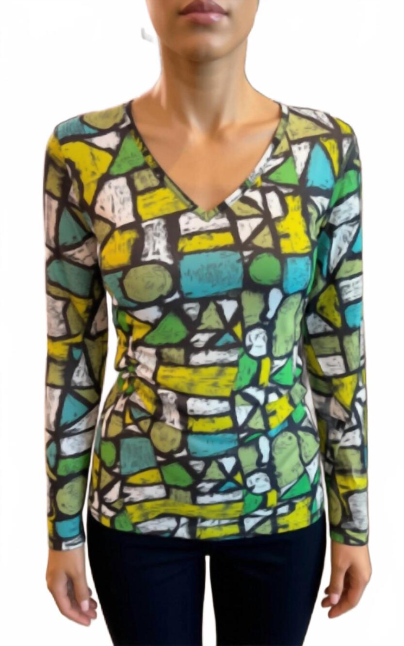 NEW KOZAN mori ruched top in elmnt
